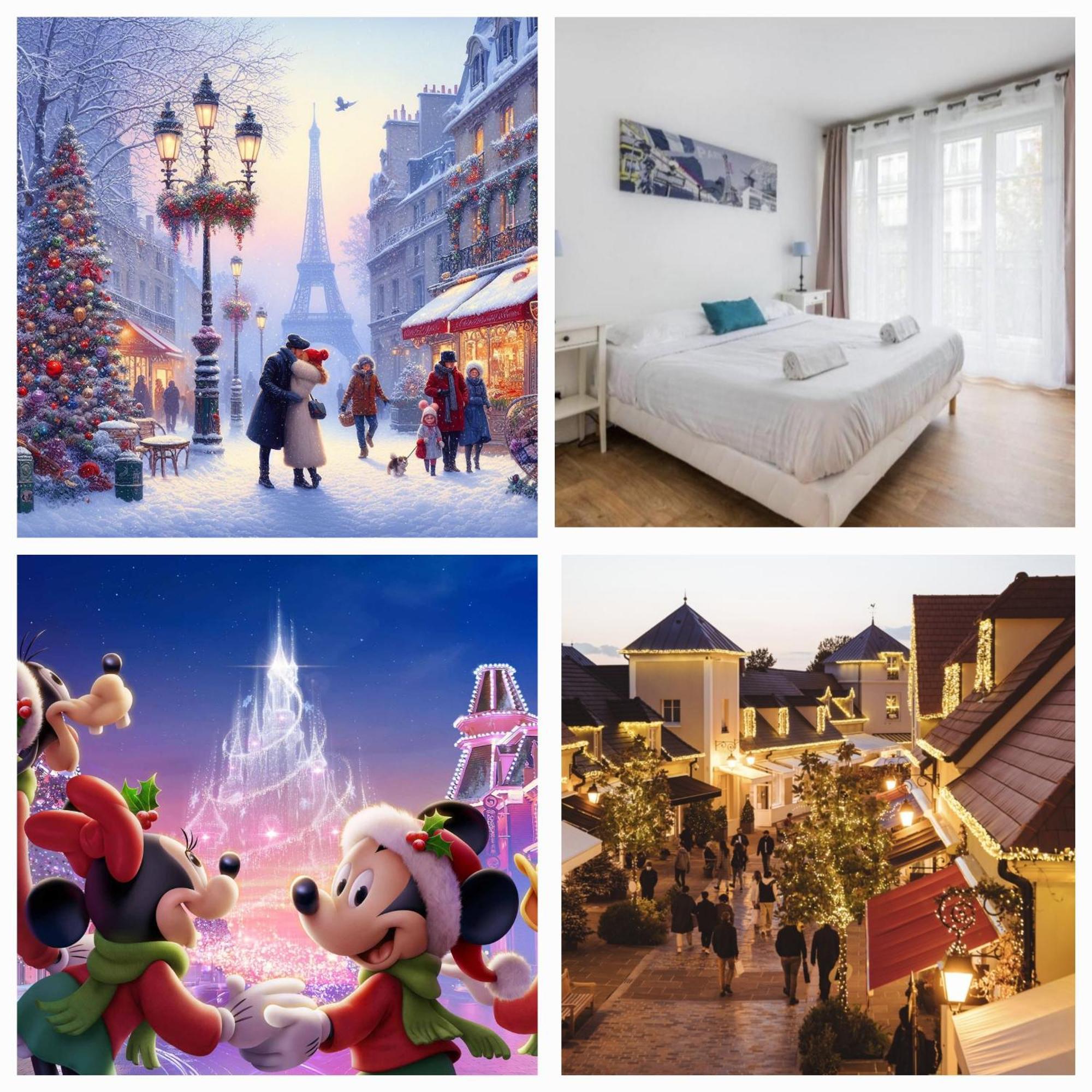 Disney, Very Spacious Comfortable 3 Bedrooms Family Apartment, 8 Pers, Wifi, Netflix Chessy  Eksteriør billede