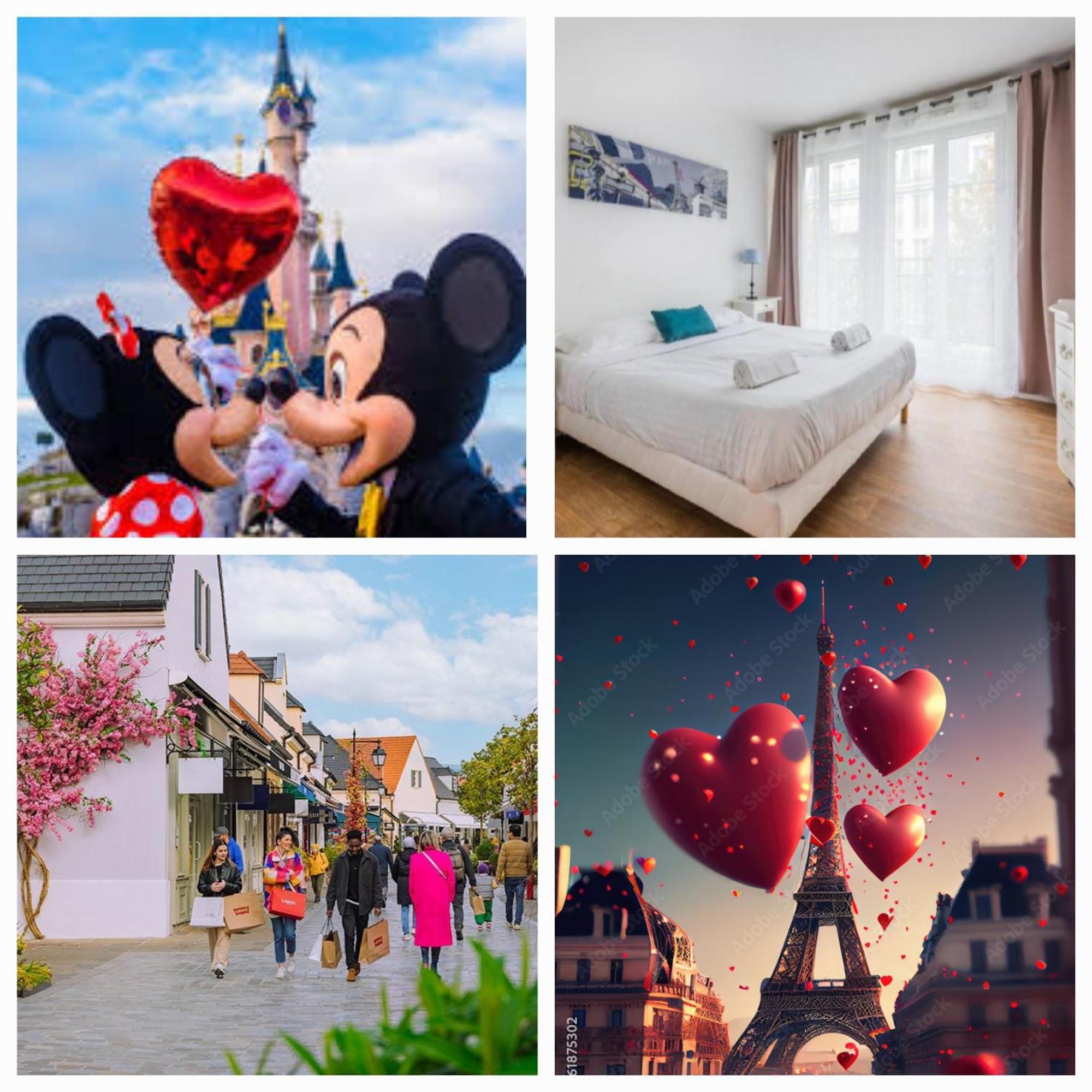Disney, Very Spacious Comfortable 3 Bedrooms Family Apartment, 8 Pers, Wifi, Netflix Chessy  Eksteriør billede